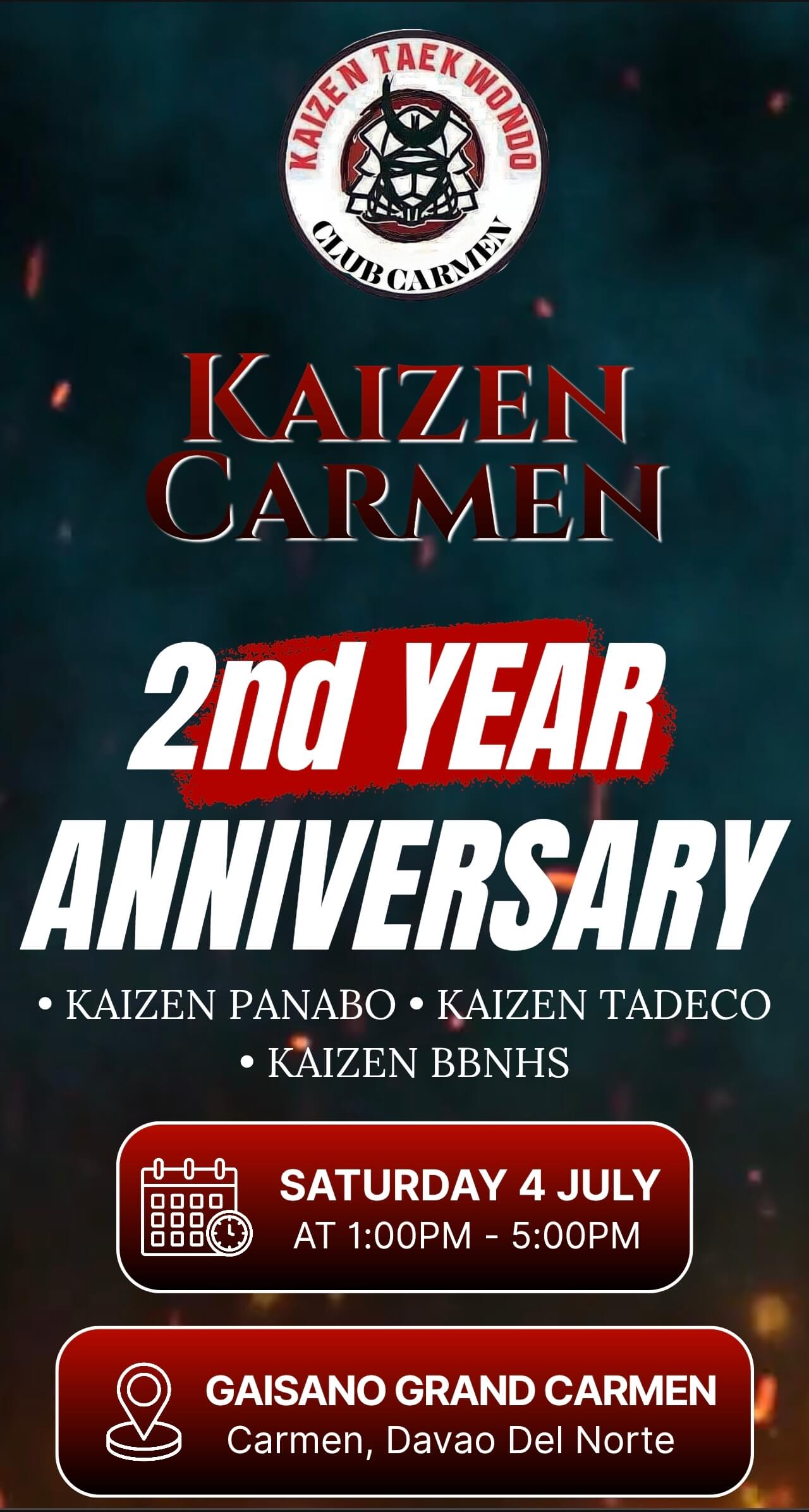Kaizen Taekwondo Mobile Screenshot